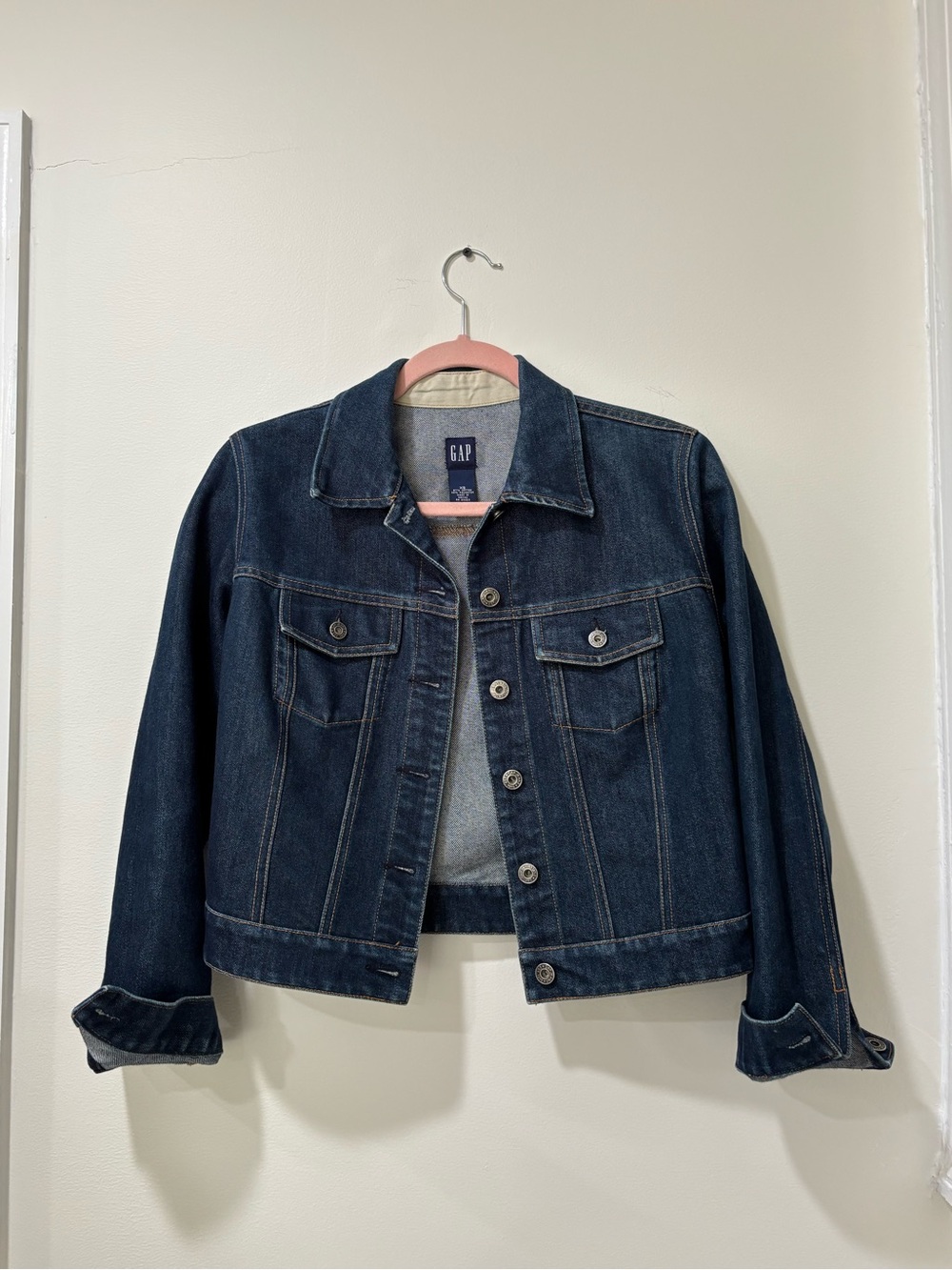 GAP Women's Dark Blue Denim Jacket